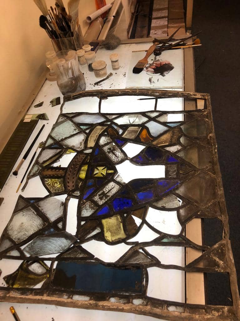 Came Leaded Glass in the Workshop